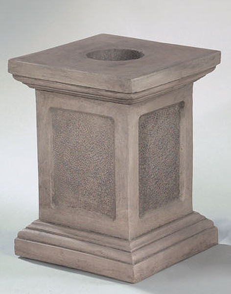 Medium Square Pedestal for Sculpture Display Cement Art